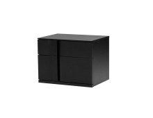 Mobital NIL-CARB-MBLA- - CARBON    Night Table 2-Drawer LSF Black Textured / Soft Closing Drawers