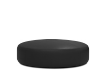 Mobital OST-DISC-BLAC-ROU40 - DISC      Ottoman Black Leatherette 40" Round