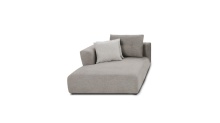 Mobital SEC-COMO-BIBE-CHLSF - COMO      Chaise LSF Birch Beige Base/ Bone Rib Weave Cushion Fabric