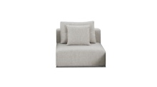Mobital SEC-COMO-BONE-ARMLE - COMO      Armless Bone Rib Weave / Bone Rib Weave Cushion Fabric