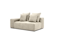 Mobital SEC-MALL-STON-LAF - MALLOW      LAF 2-Seater  Stone Wheat Tweed Fabric