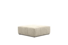 Mobital SEC-MALL-STON-OTTOM - MALLOW      Otttoman Stone Wheat Tweed Fabric