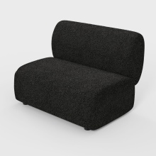 Mobital SEC-MORI-LICO-ARMLE - MORITZ       Sectional Armless Piece Licorice Boucle Fabric