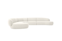 Mobital SEL-MORI-ALAB-4PCS - MORITZ     4-Piece Chaise Facing Left   Sectional Alabaster Fabric