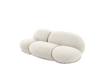 Mobital SOF-CUMU-CRBO- - CUMULUS      Sofa Cream boucle Fabric