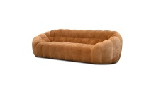 Mobital SOF-PUFF-TOFF-CHFA - PUFFIN    3 Seater  Sofa Toffee Chenille Fabric 105"