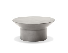 Mobital WCO-BORA-GREY- - BORACAY    Coffee Table Grey Fiber Cement Epoxy,  Solid Surface Base Indoor-Outdoor