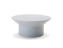 Mobital WCO-BORA-WHIT- - BORACAY    Coffee Table White Solid Surface, Solid Surface Base Indoor-Outdoor