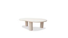 Mobital WCO-PUDD-IVTU- - PUDDLE      Coffee Table Ivory Tusk  MicroSkin  Indoor-Outdoor