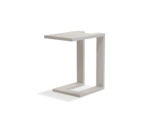 Mobital WEN-AMBL-ALUM-WHITE - AMBLESIDE      End Table White Aluminum  Indoor-Outdoor