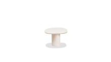 Mobital WEN-PUDD-IVTU-SMALL - PUDDLE    Low  End Table Ivory Tusk  MicroSkin  Indoor-Outdoor