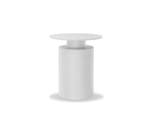 Mobital WEN-ROOK-MWHI- - ROOK      End Table Matte White Aluminum