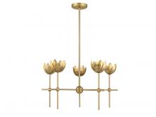 Savoy House M100131NB - 5-Light Chandelier in Natural Brass