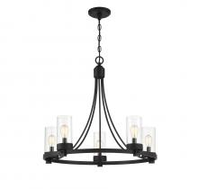 Savoy House M10018MBK - 5-Light Chandelier in Matte Black
