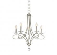 Savoy House M10028BN - 5-Light Chandelier in Brushed Nickel