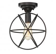 Savoy House M60029ORB - 1-Light Ceiling Light in Oil Rubbed Bronze