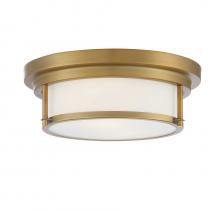 Savoy House M60062NB - 2-Light Ceiling Light in Natural Brass