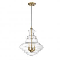 Savoy House M70058NB - 3-Light Pendant in Natural Brass