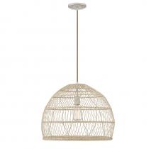 Savoy House M70106NR - 1-Light Pendant in Natural Rattan with A Matching Socket