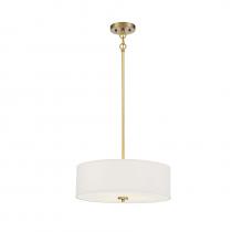 Savoy House M70109NB - 3-Light Pendant in Warm Brass