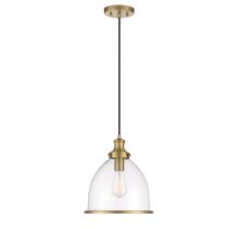 Savoy House M70119NB - 1-Light Pendant in Natural Brass