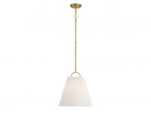 Savoy House M7045NB - 1-Light Pendant in Natural Brass
