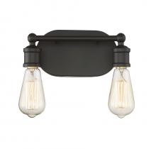 Savoy House M80011ORB - 2-Light Bathroom Vanity Light in Oil Rubbed Bronze