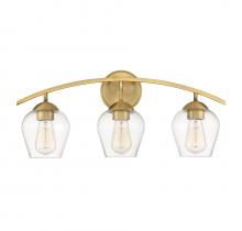 Savoy House M80032NB - 3-Light Bathroom Vanity Light in Natural Brass