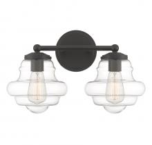 Savoy House Meridian CA M80072ORB - 2-Light Bathroom Vanity Light in Oil Rubbed Bronze