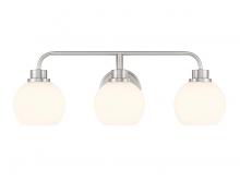 Savoy House M80081BN - 3-Light Bathroom Vanity Light in Brushed Nickel