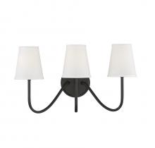 Savoy House M90056ORB - 3-Light Wall Sconce in Oil Rubbed Bronze