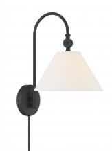 Savoy House M90085MBK - 1-Light Wall Sconce in Matte Black