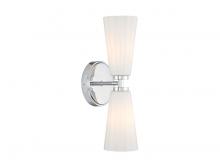 Savoy House M90109CH - 2-Light Wall Sconce in Chrome