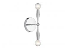 Savoy House M90110CH - 2-Light Wall Sconce in Chrome