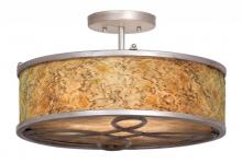 Kalco 6578AC - Whitfield 3 Light Semi Flush W/O Scroll