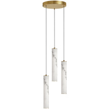 Dainolite RBN-1230LEDP-AGB - 30W Pendant in Aged Brass