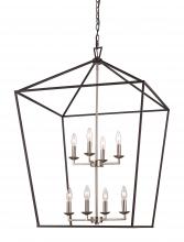 Trans Globe 10268 BK/BN - Lacey 19" Pendant