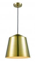 Trans Globe PND-2163 AG - Benjamin 1-Light Metal Bell Shade Pendant