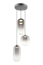 Matteo C37403MBSM - Refrax Matte Black Pendant