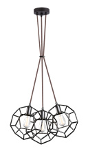 Matteo C54633RB - Geometry Series Rusty Black Pendant