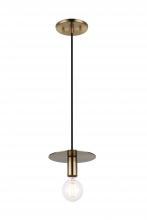 Matteo C54911AG - Kasa Aged Gold Brass Pendant