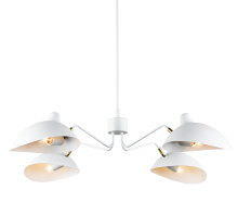 Matteo C57904WH - Droid White and Brushed Gold Pendant