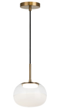 Matteo C60501AGWH - Jayce Aged Gold Brass Pendant
