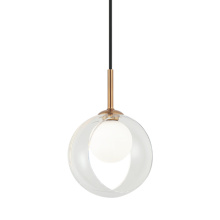 Matteo C60601AGCL - Delcia Aged Gold Brass Pendant