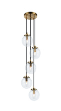 Matteo C63005AGCL - The Bougie Aged Gold Brass Pendant