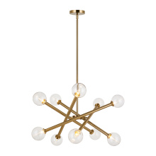Matteo C64610AGCL - Matchstix Aged Gold Brass Pendant