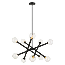 Matteo C64610BKCL - Matchstix Black Pendant
