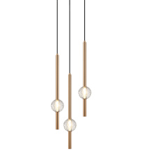 Matteo C68903AG - Windchimer Aged Gold Brass Pendant