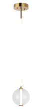 Matteo C69601AGCL - Belange Aged Gold Brass Pendant