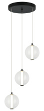 Matteo C69603MBCL - Belange Matte Black Pendant